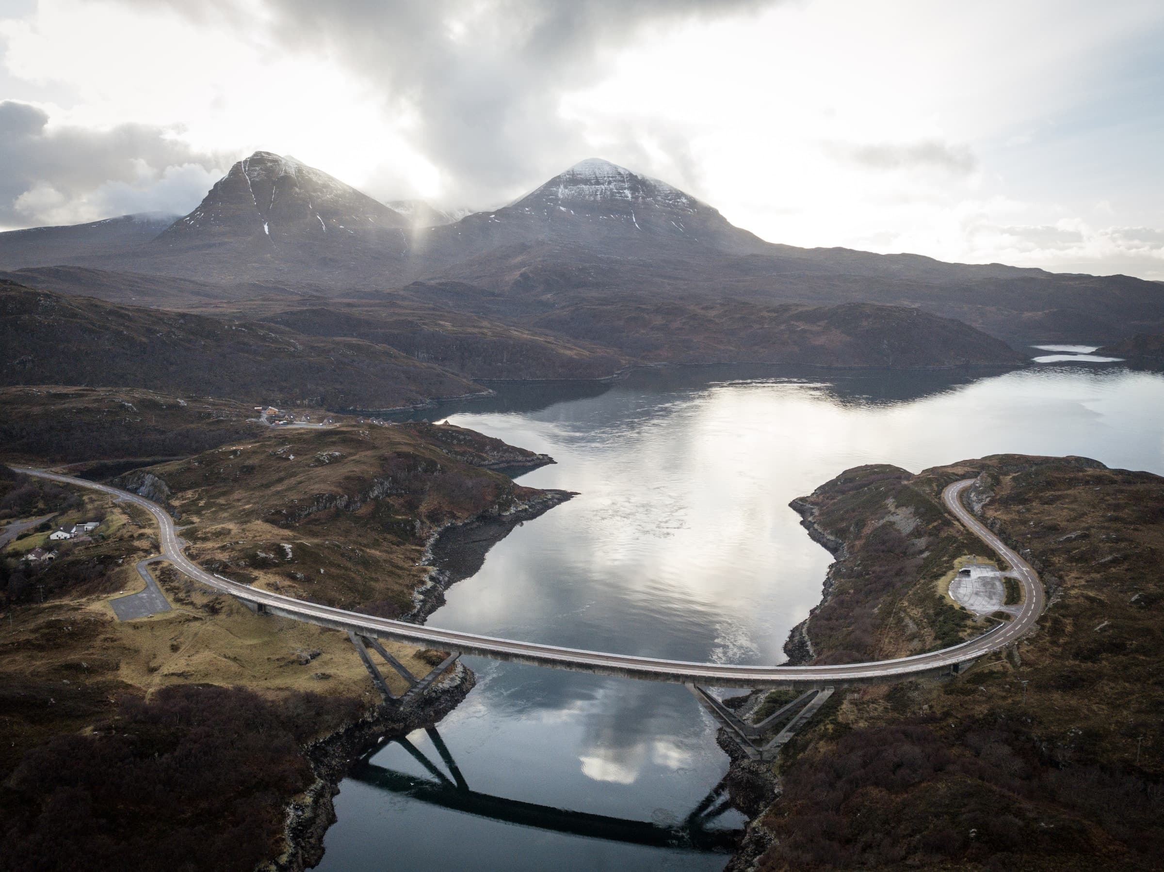 Kylesku Bridge by K B on Unsplash.